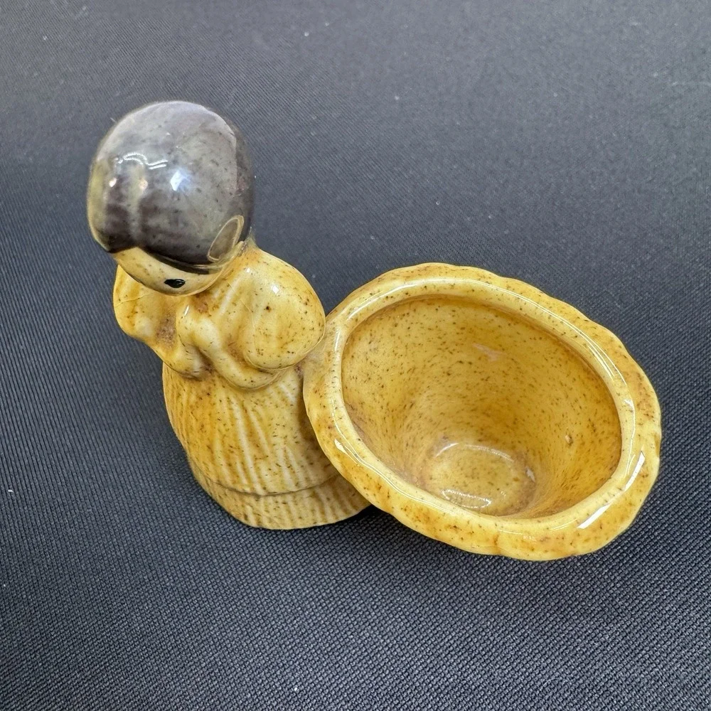 Vtg 1970'S Ceramic Corn Husk Doll Figurine 10